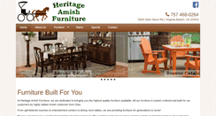 Desktop Screenshot of heritageamish.com